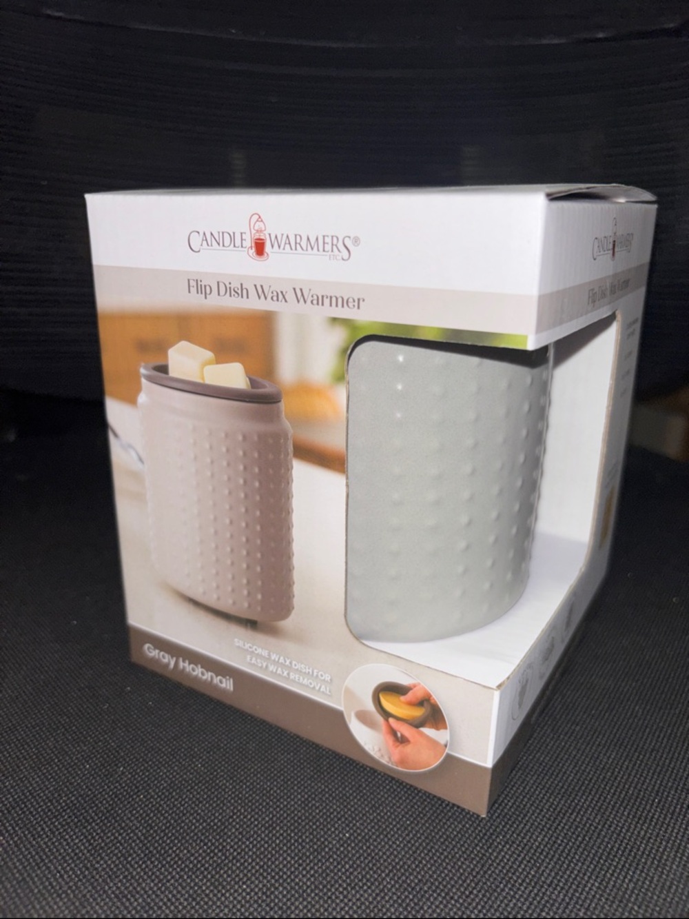 Flip Dish Wax Warmer - Gray